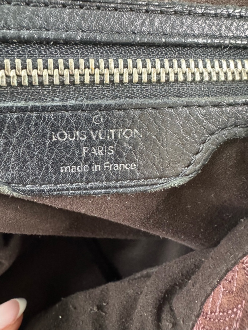 Louis Vuitton Antheia PM Hobo Plum Leather Authentic Shoulder Bag - Picture 13 of 16